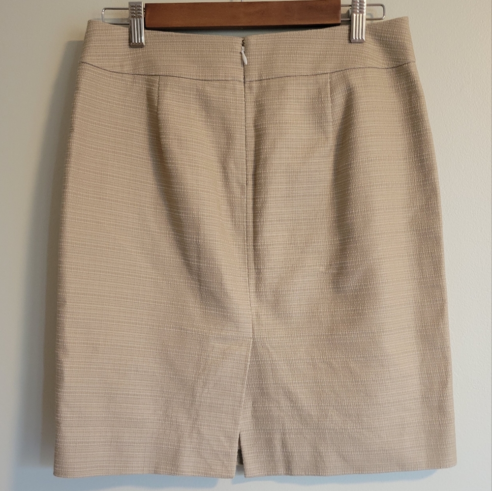 J Crew Khaki Cotton Skirt - Picture 5 of 10